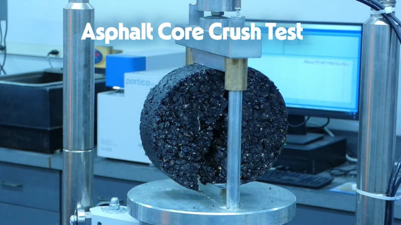 Asphalt Core Crush Text Interstate Testing Services